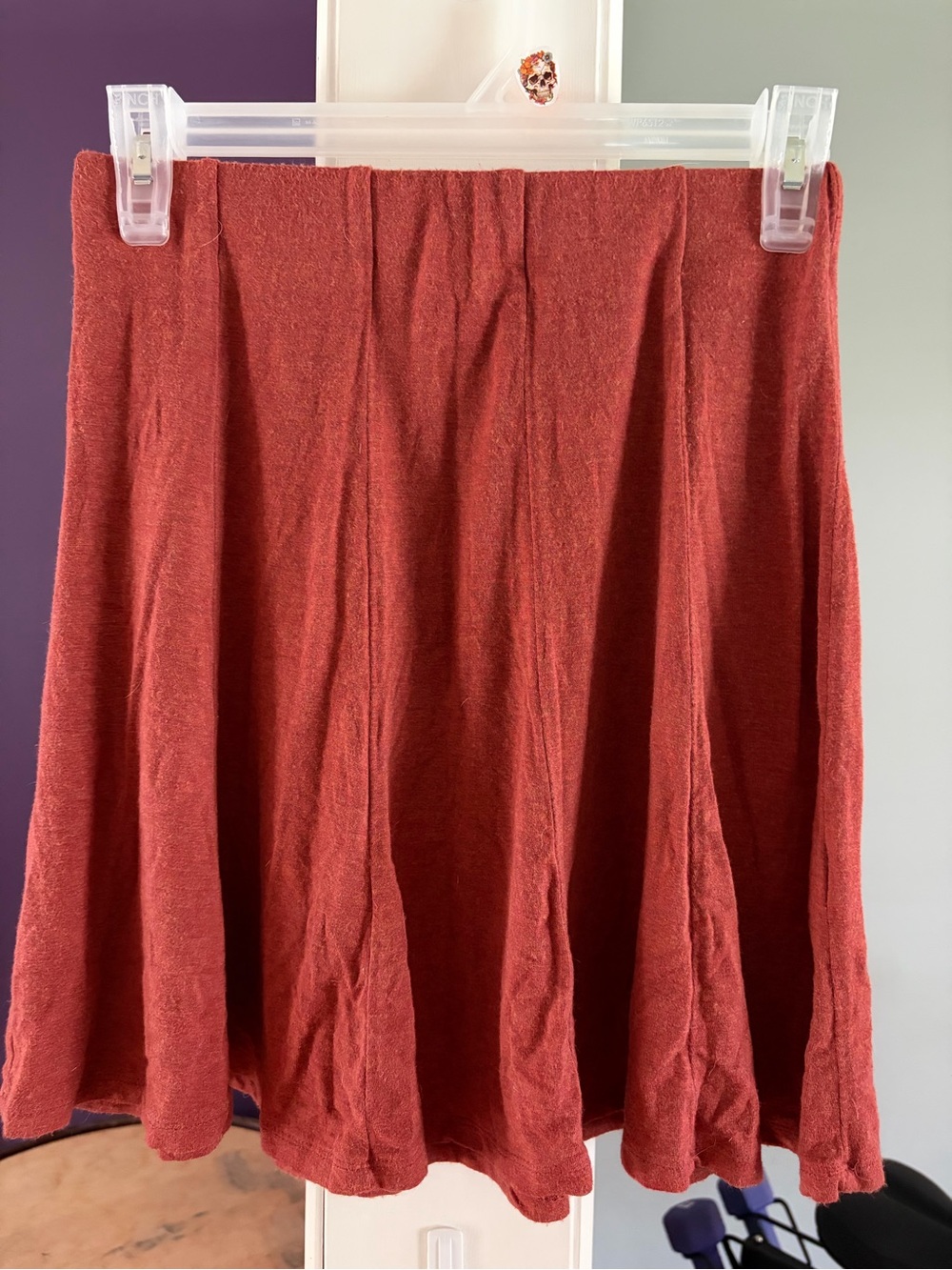 Garage Rust Red Knit Top